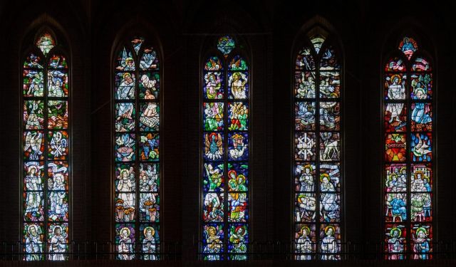 Lezing glas-in-lood-ramen RK kerk Chaam